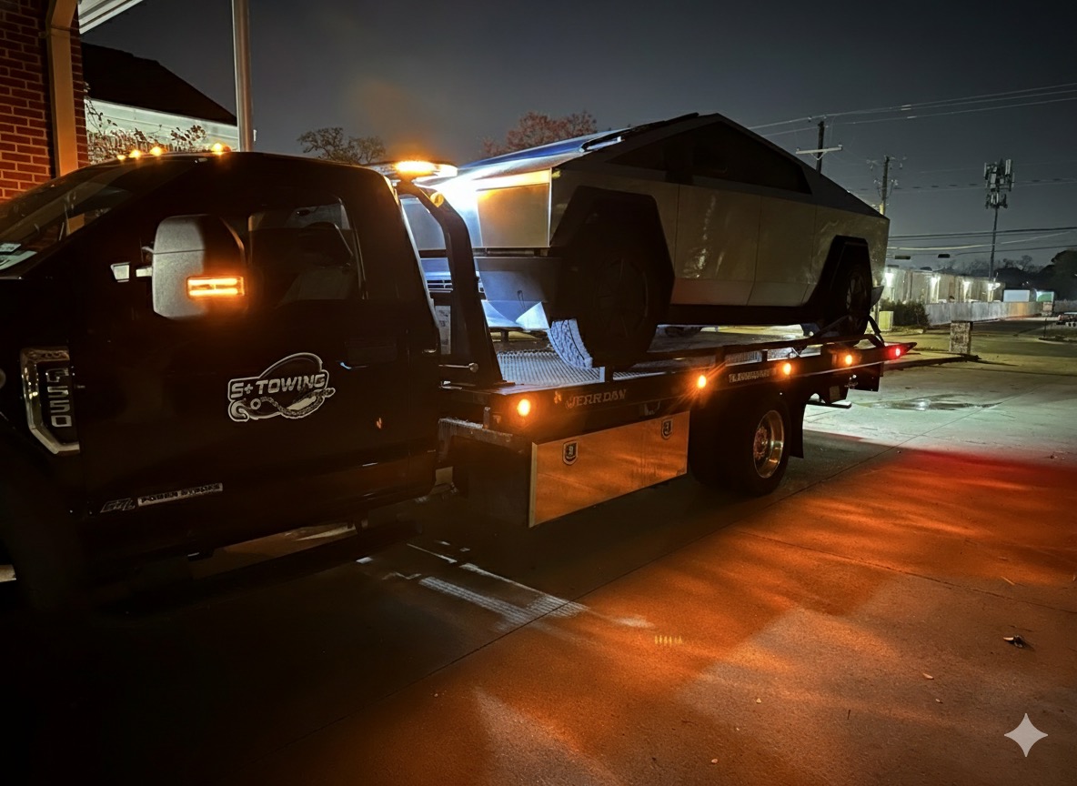 24/7 Towing Service & Roadside Assistance in Dallas-Fort Worth, TX | S+ Towing Service