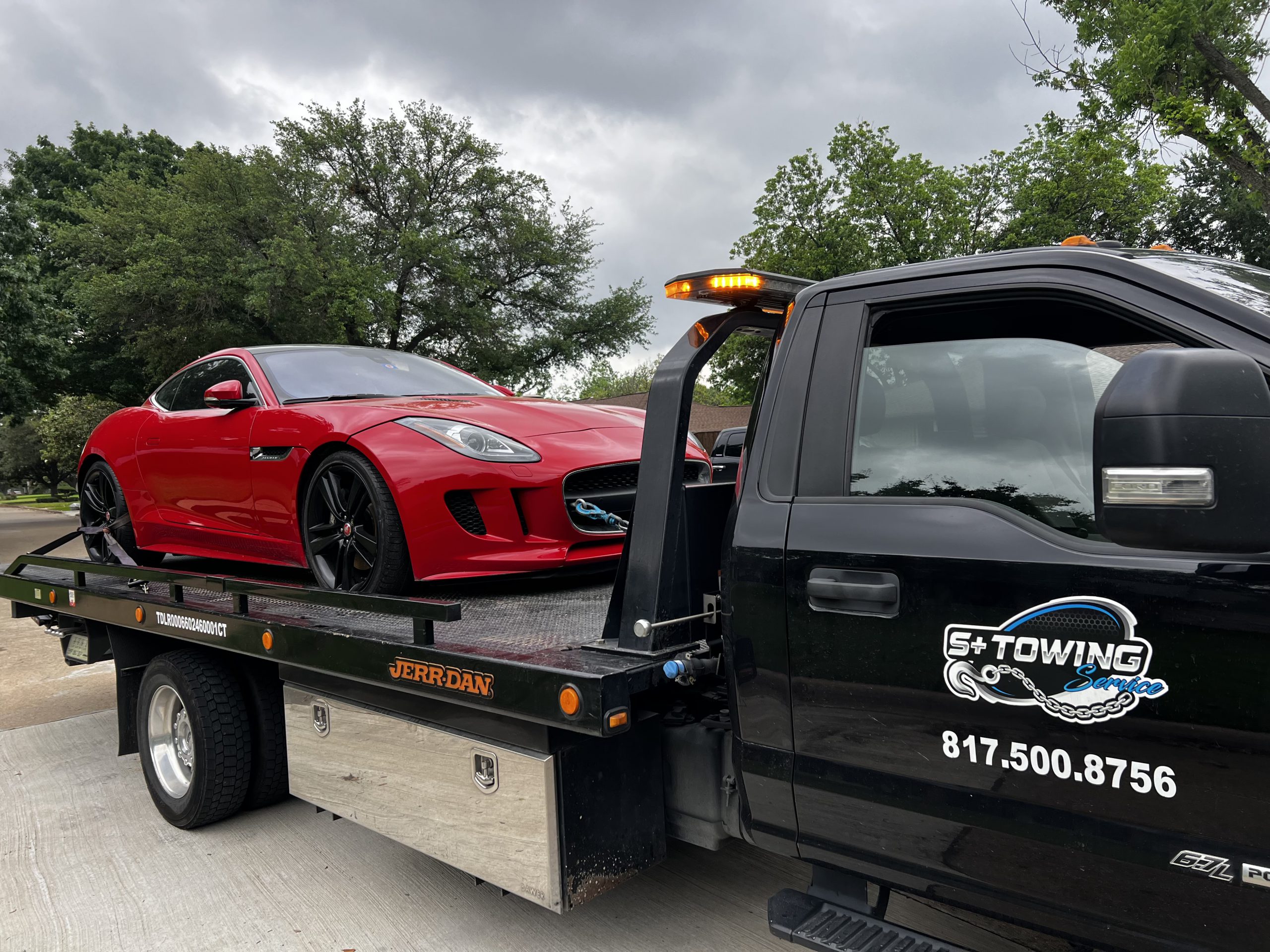 24/7 Sport Car Towing Service & Roadside Assistance in Dallas-Fort Worth, TX | S+ Towing Service
